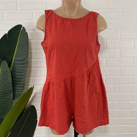 Everkaki tomato red orange romper - Picture 1 of 5